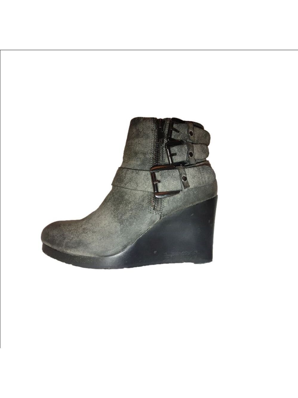 Daytrip Suede Wedge Booties Size 6.5